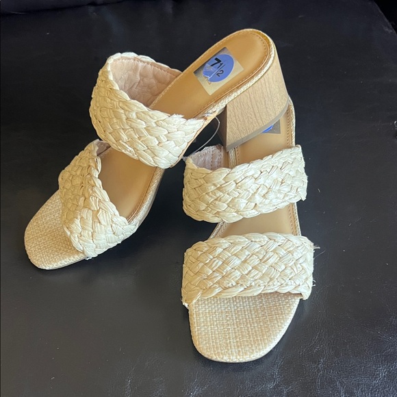 Dolce Vita Shoes - Dolce Vita Cream Braided Double-Strap Wedge Sandals